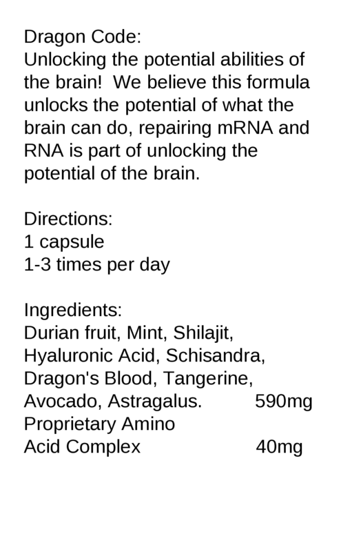 DragonCodeIngredients | Brain Health Formulas BioTechnologies