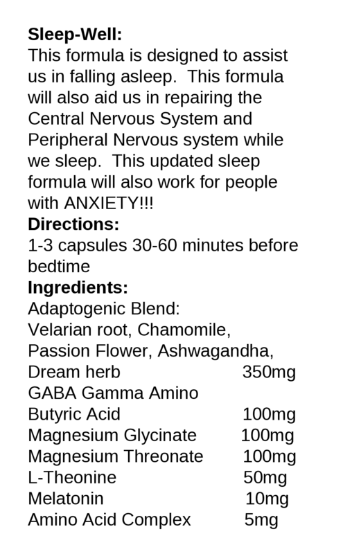 SleepWellwithMelatoninandGABADirections | Brain Health Formulas BioTechnologies