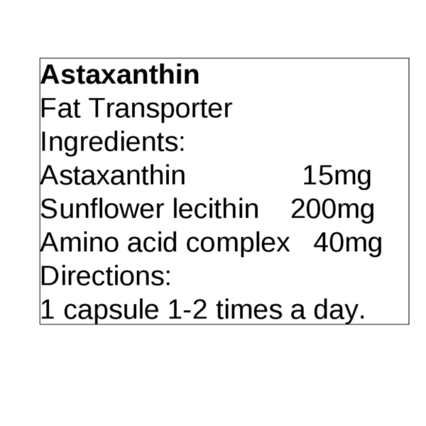 Astaxanthiningredients | Brain Health Formulas BioTechnologies