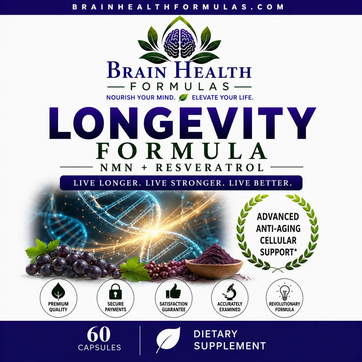Brain Health Formulas Longevity Formula Live Longer Live Stronger Live Better Giveaway Brain Health Formulas Longevity Formula Live Longer Live Stronger Live Better Giveaway