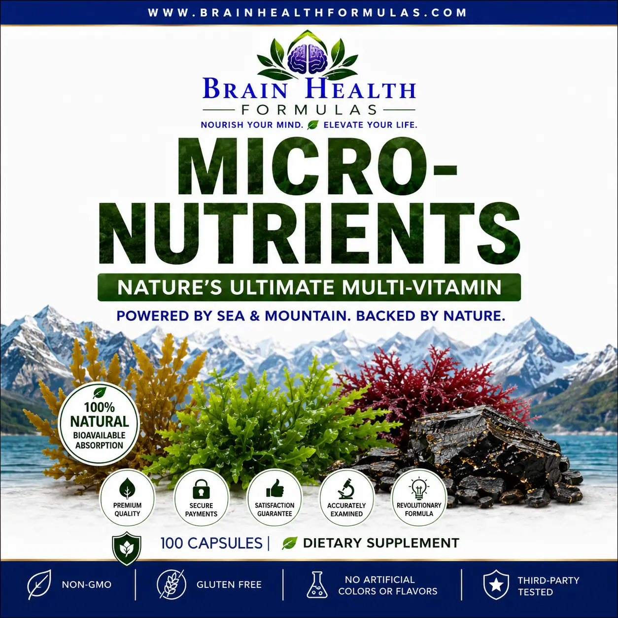 Brain Health Formulas Micro Nutrients Natures Ultimate Multi Vitamin Brain Health Formulas Micro Nutrients Natures Ultimate Multi Vitamin