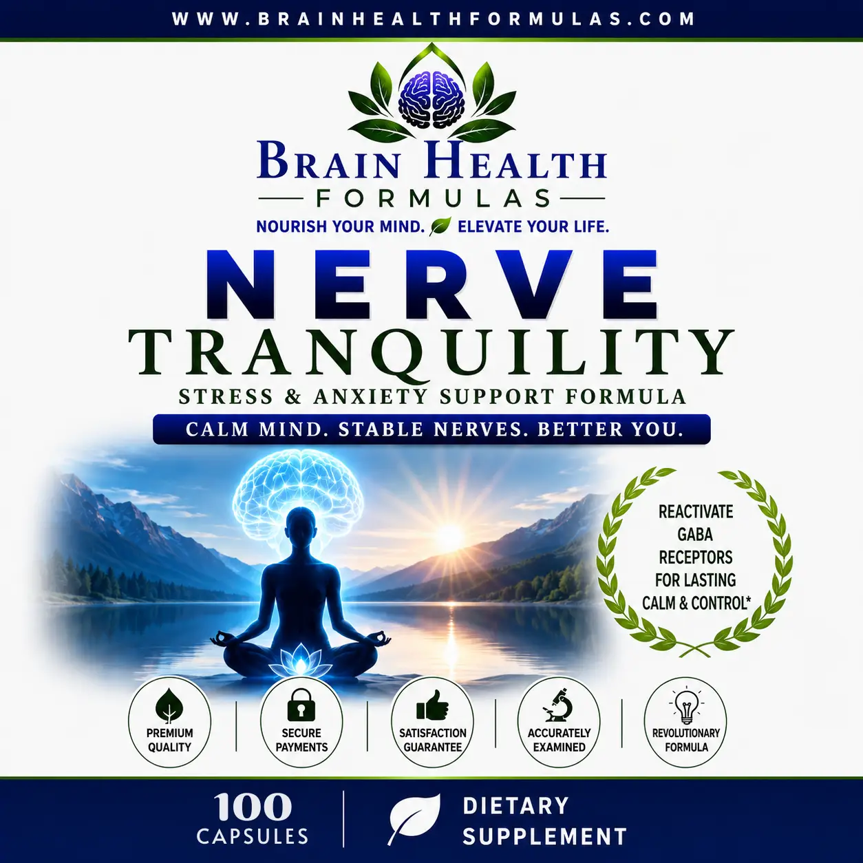 Brain Health Formulas Nerve Tranquility Calm Mind Stable Nerves Betteer You Brain Health Formulas Nerve Tranquility Calm Mind Stable Nerves Betteer You