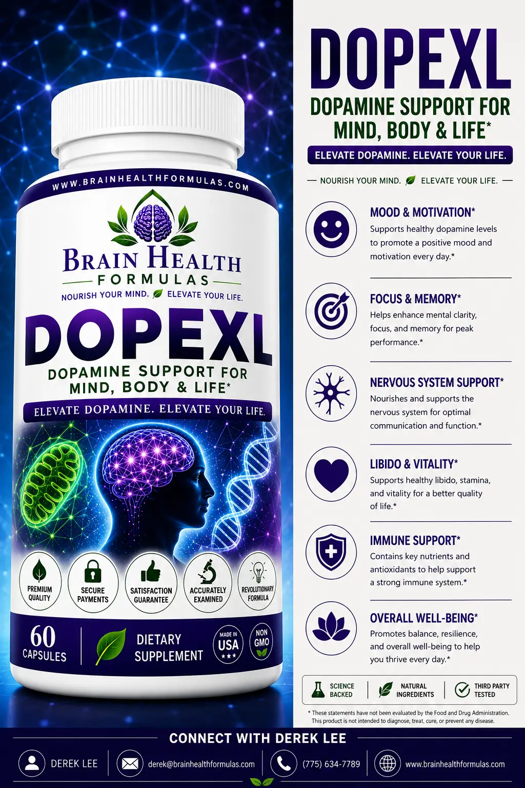 Dopexl Dopamine Support for Mind, Body & LIfe Dopexl Dopamine Support for Mind, Body & LIfe