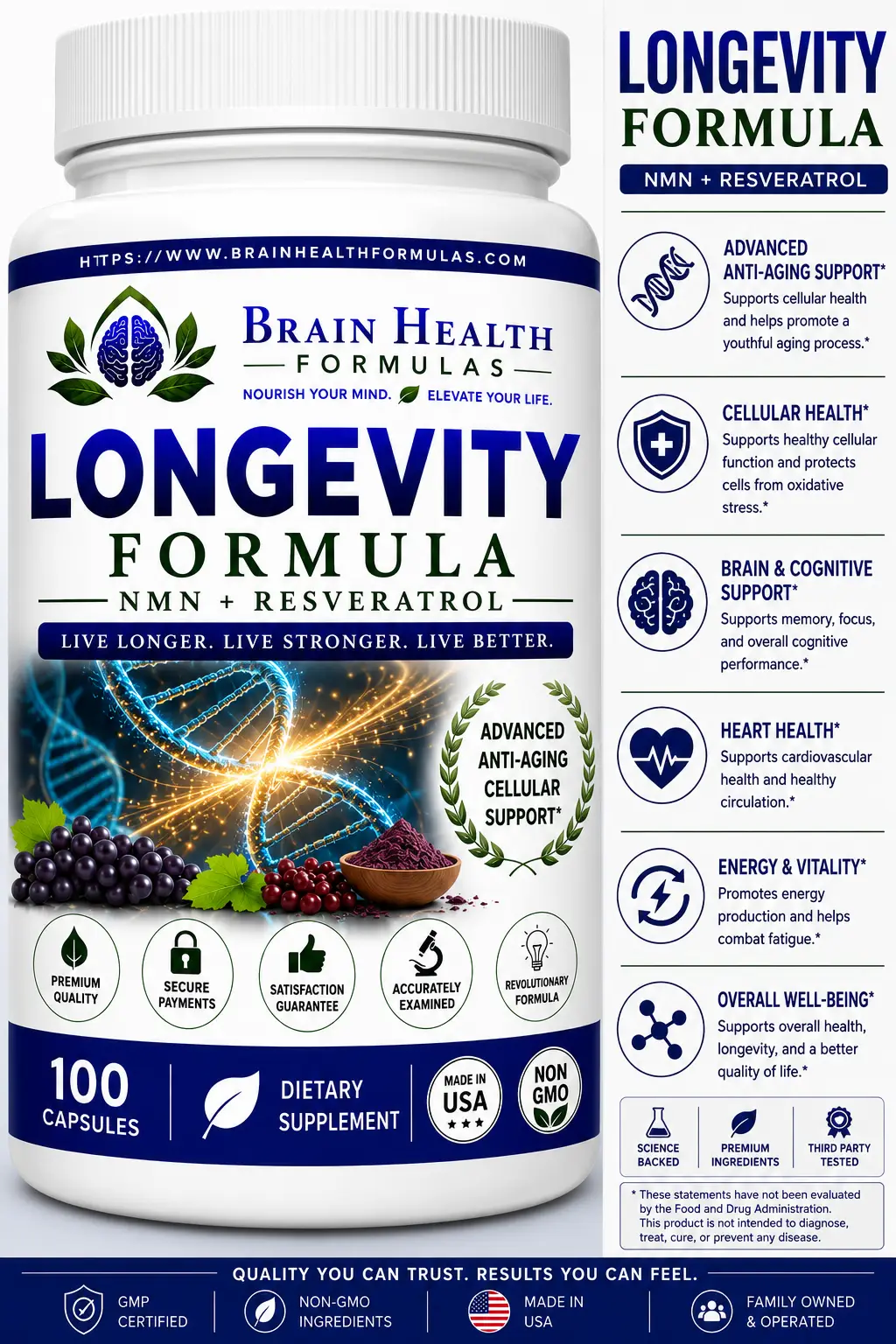 Longevity Formula MNM Resveratrol Longevity Formula MNM Resveratrol